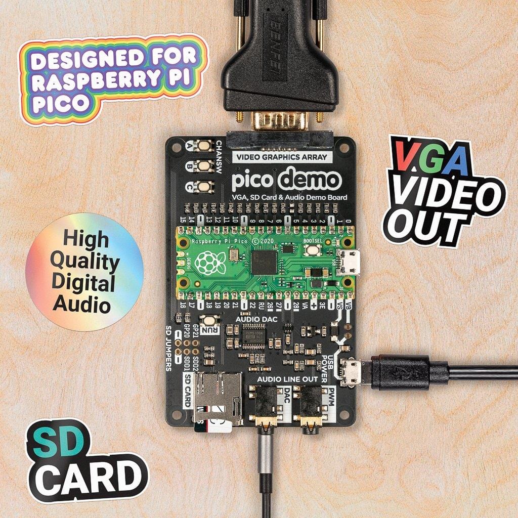 Pimoroni Pico VGA Demo Base - Image 3