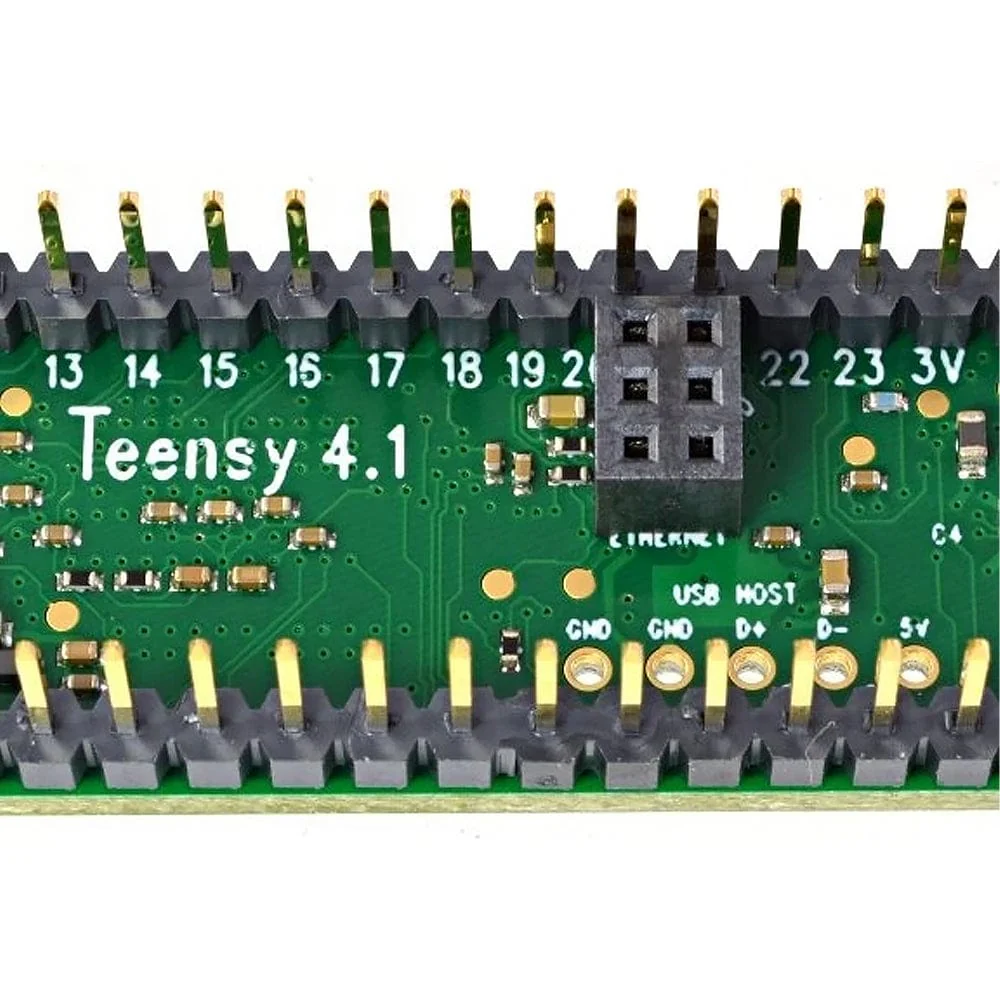 Pin Header and Socket for Teensy 4.1 Ethernet (6-pin 2mm Spacing) - Image 3