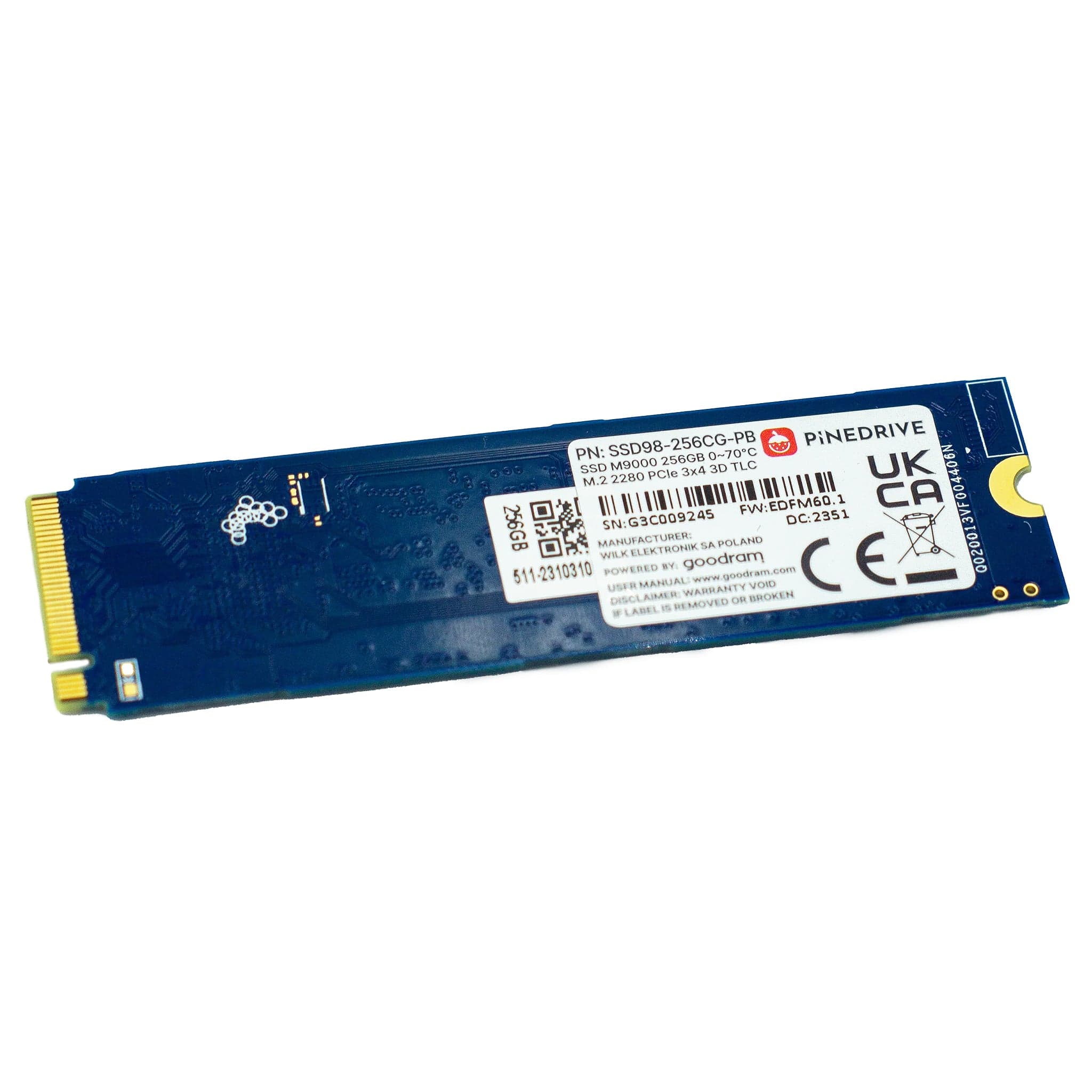 Pinedrive 256GB NVMe SSD (2280) [Discontinued] - Image 2