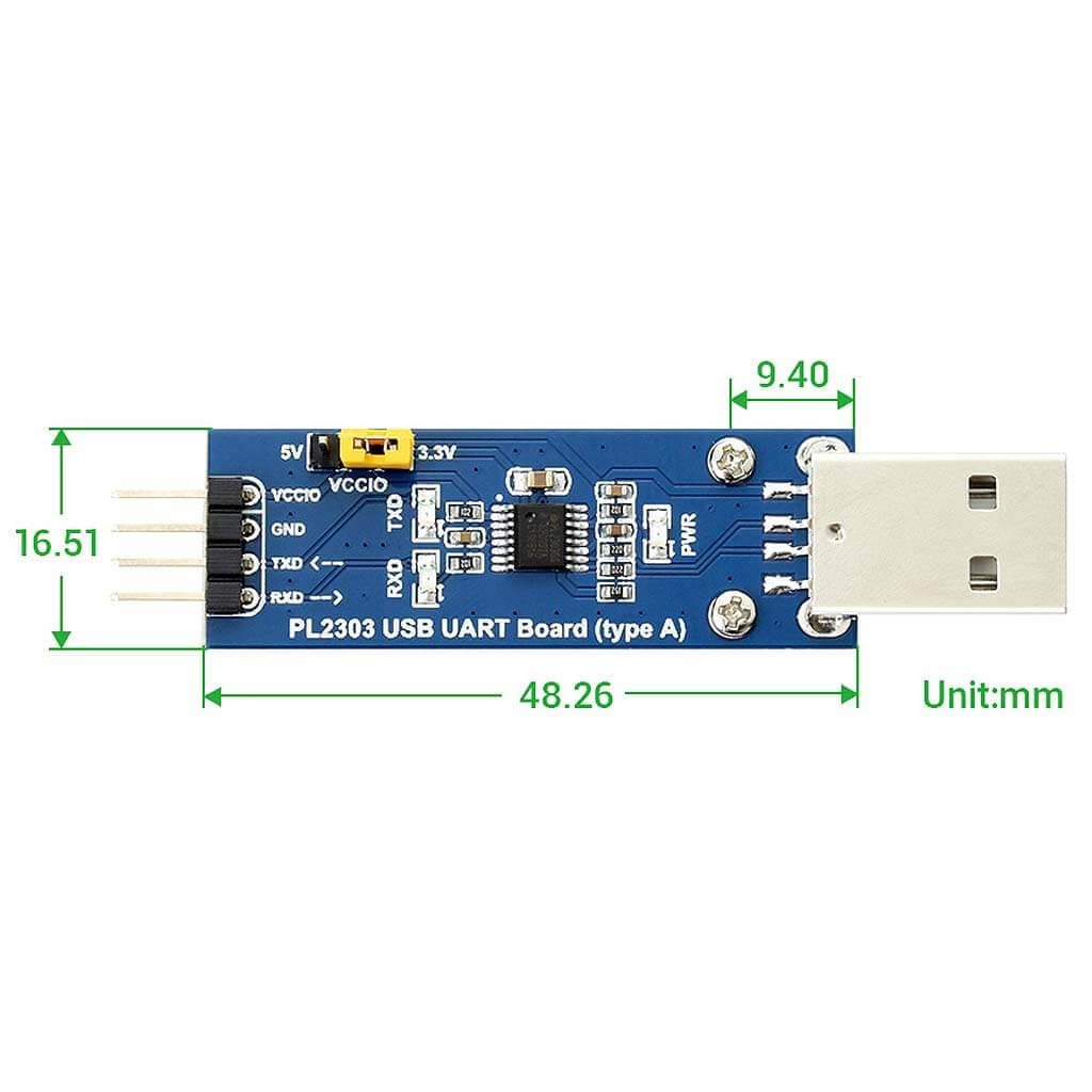 PL2303 USB UART Module (USB-A) - Image 4