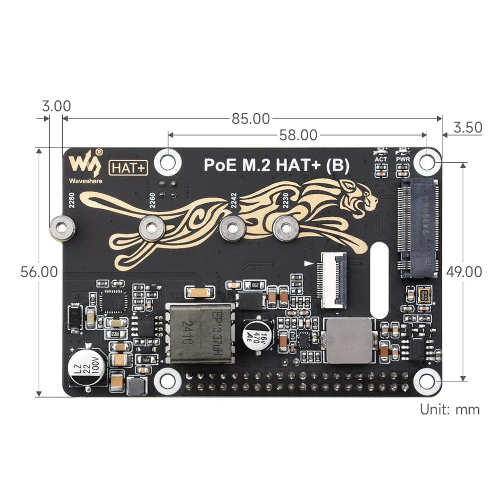 PoE M.2 HAT+ (B) for Raspberry Pi 5 - Image 11
