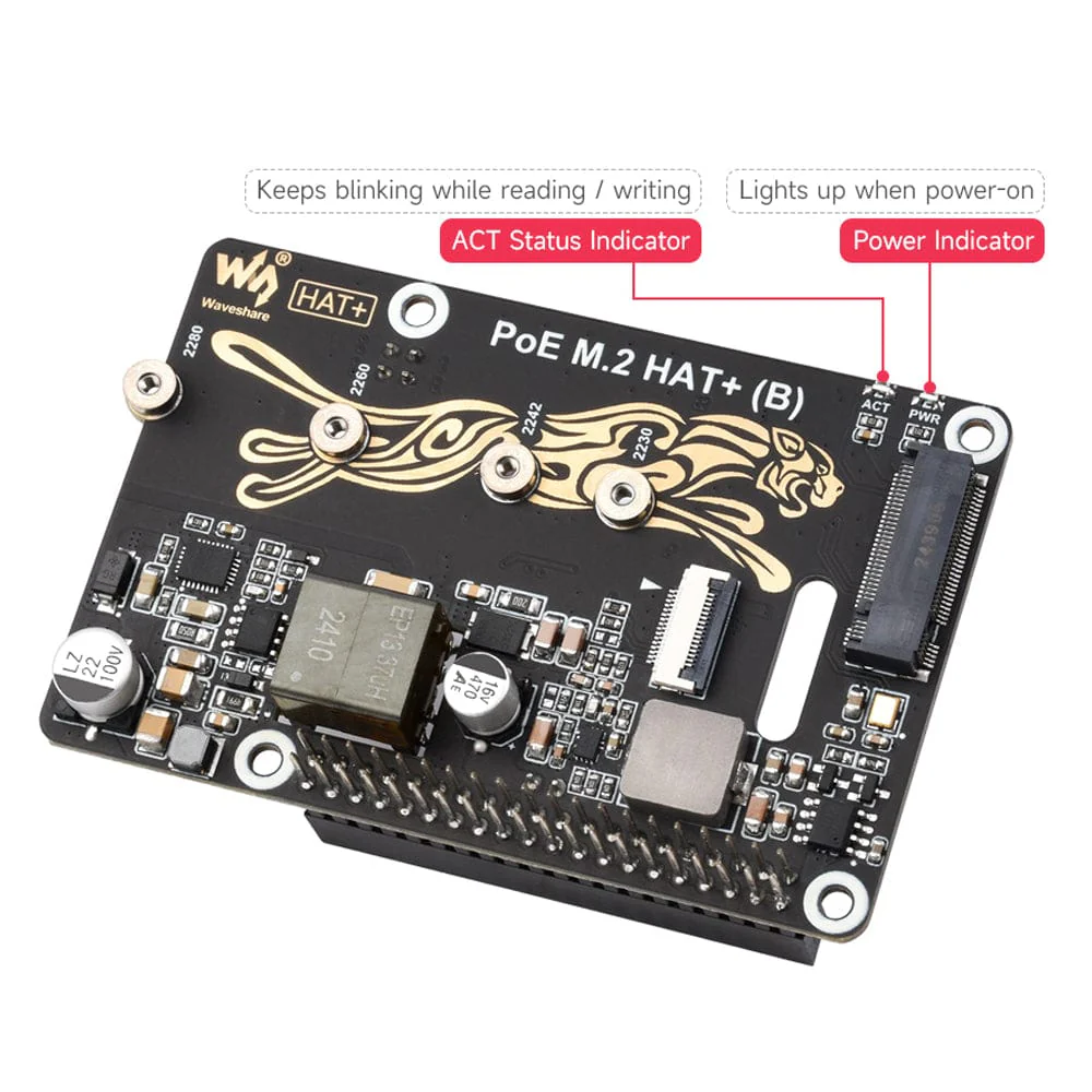 PoE M.2 HAT+ (B) for Raspberry Pi 5 - Image 6