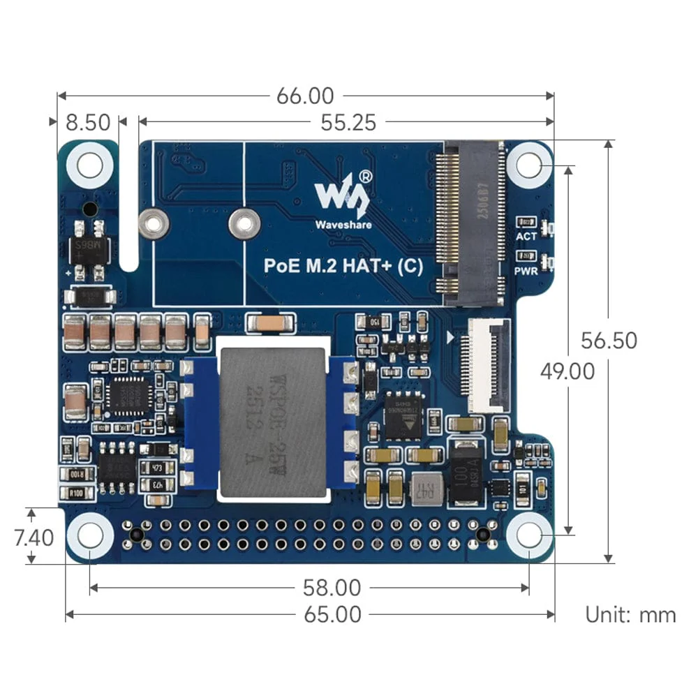 PoE M.2 HAT+ (C) for Raspberry Pi 5 - Image 9