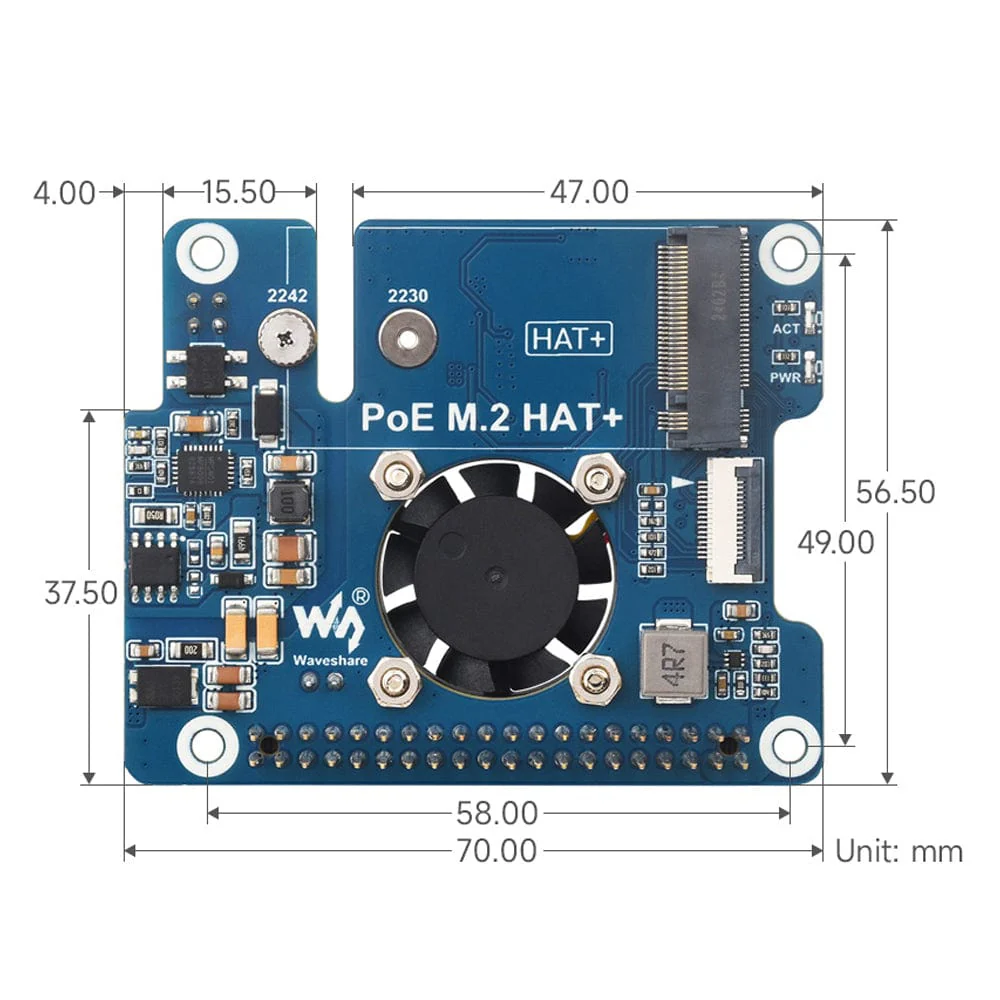 PoE M.2 HAT+ for Raspberry Pi 5 - Image 11