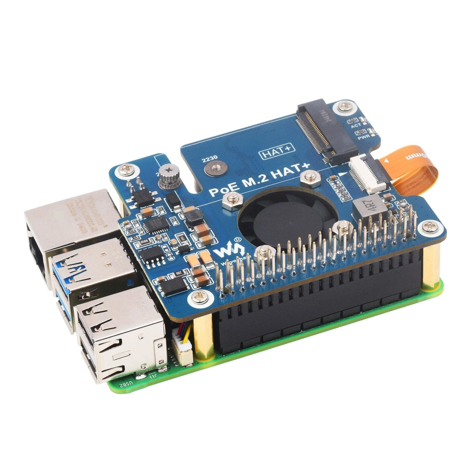 PoE M.2 HAT+ for Raspberry Pi 5 - Image 3