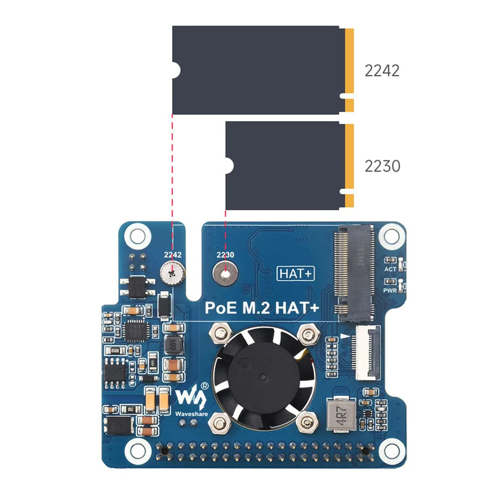 PoE M.2 HAT+ for Raspberry Pi 5 - Image 4