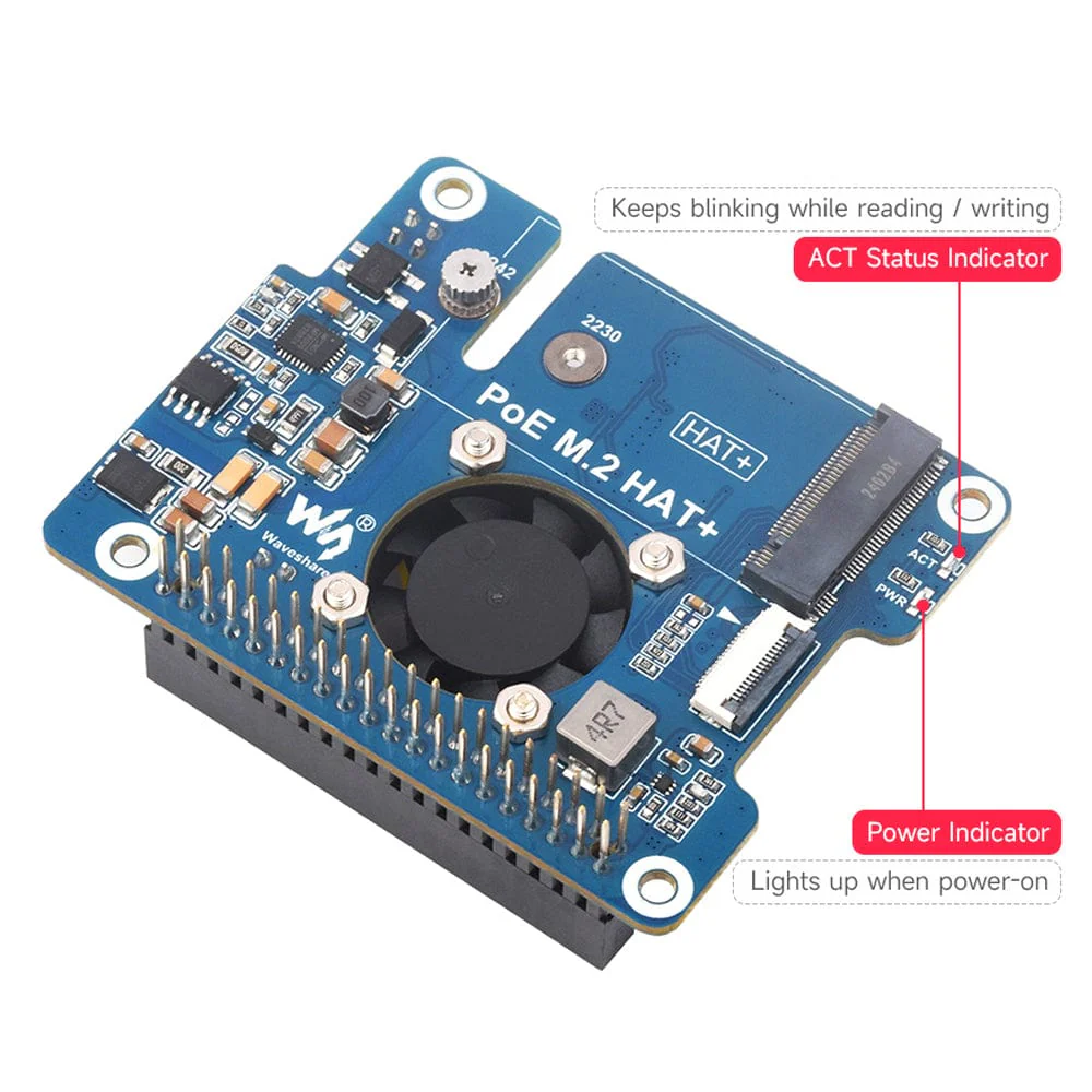 PoE M.2 HAT+ for Raspberry Pi 5 - Image 6