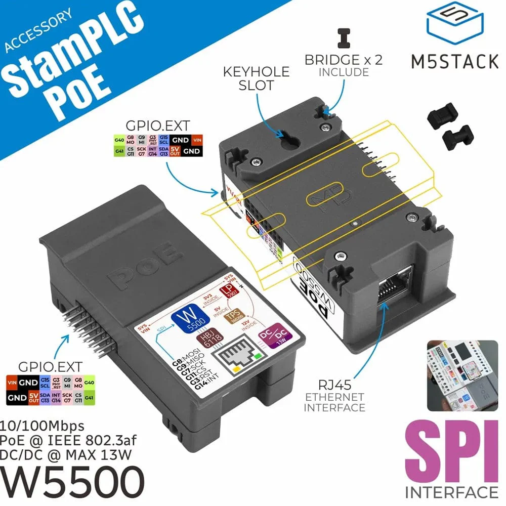 PoE Module for StamPLC (W5500) - Image 2