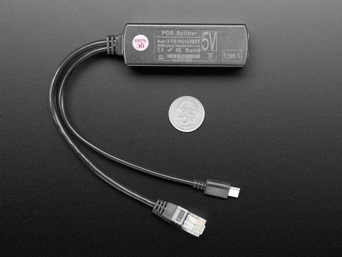 PoE Splitter with USB-C - 5V 2A - 100MB Ethernet [Discontinued] - Image 6