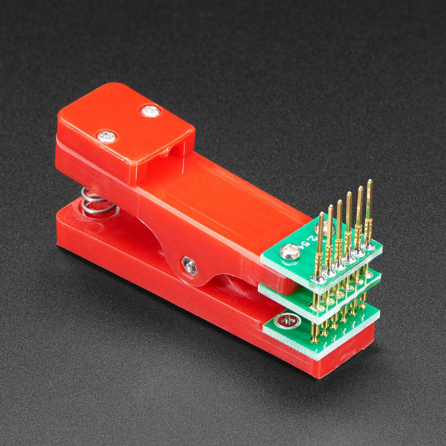 Pogo Pin Probe Clip - 6 Pins with 2.54mm/0.1" Pitch - Image 2
