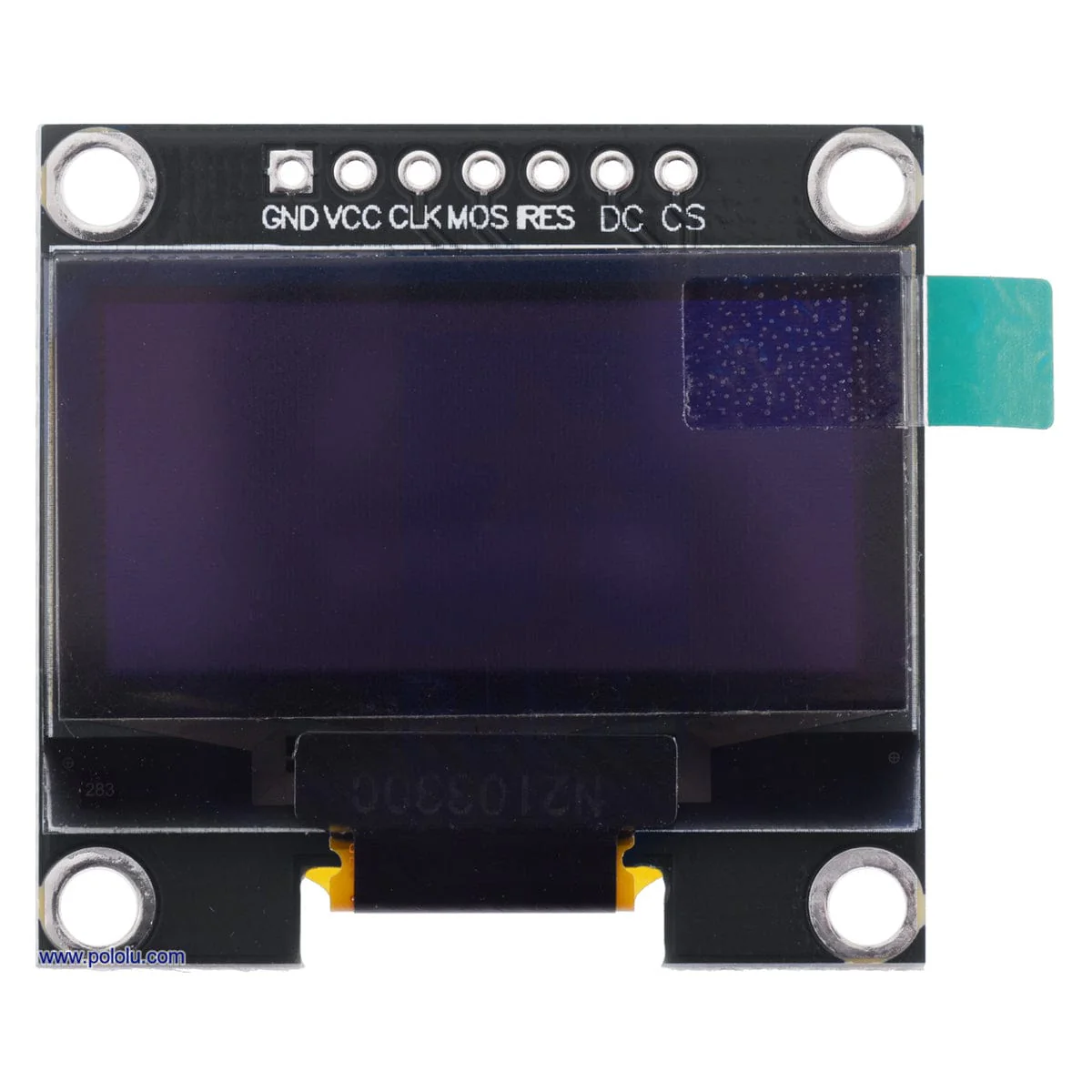 Pololu 1.3" Graphical OLED Display 128x64 - Image 3