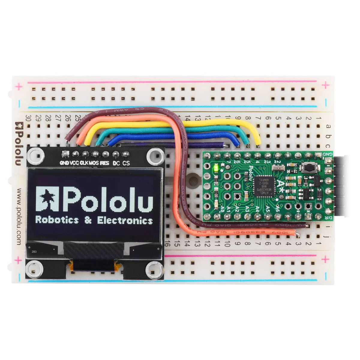 Pololu 1.3" Graphical OLED Display 128x64 - Image 5