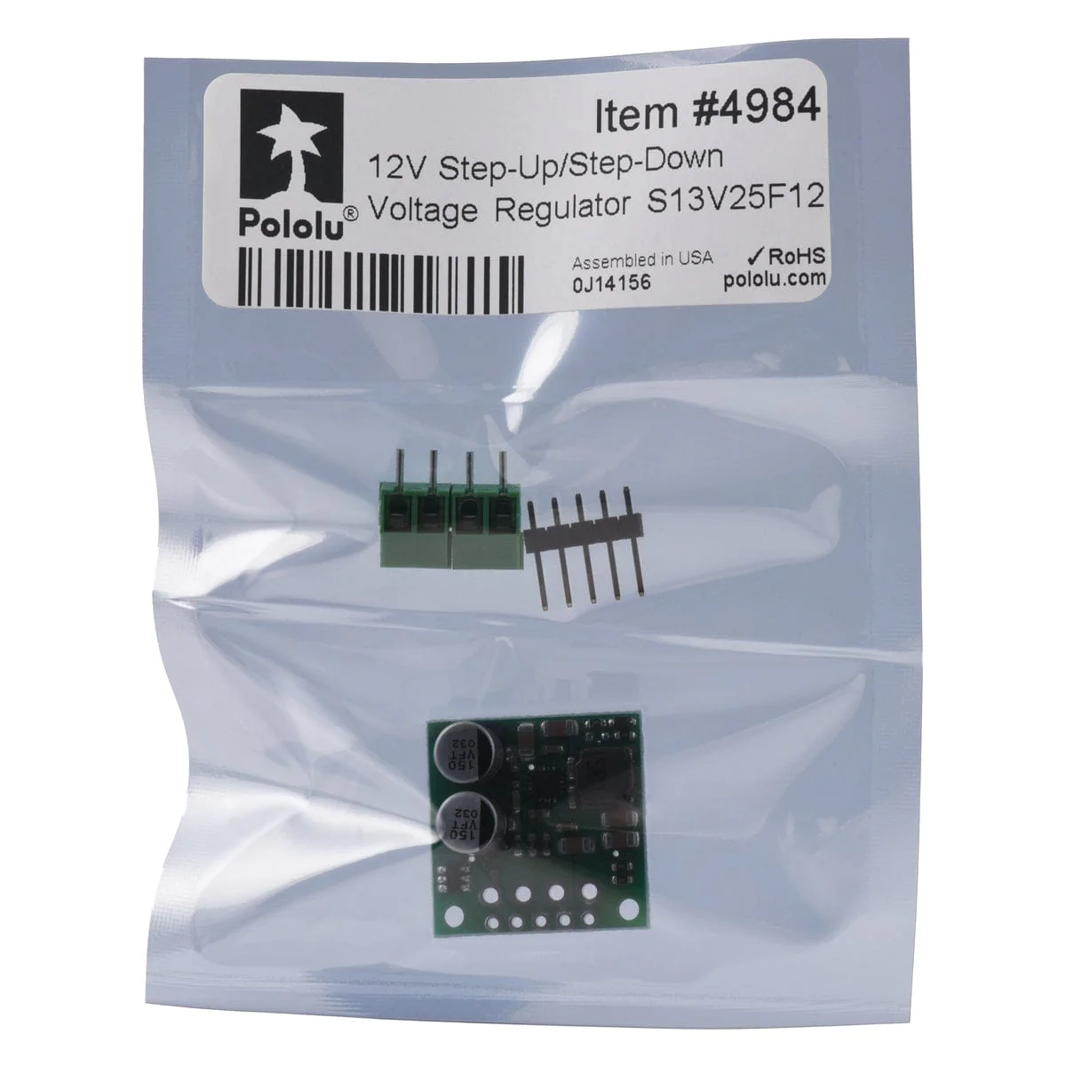 Pololu 12V 2.5A Step-Up/Step-Down Voltage Regulator S13V25F12 - Image 9