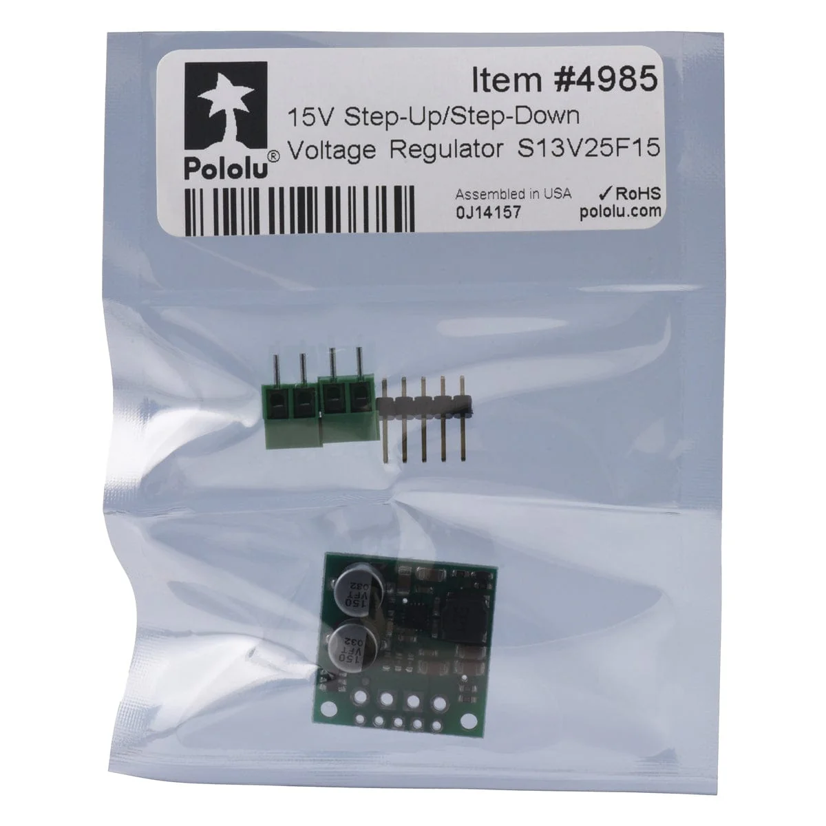 Pololu 15V 2.5A Step-Up/Step-Down Voltage Regulator S13V25F15 - Image 9