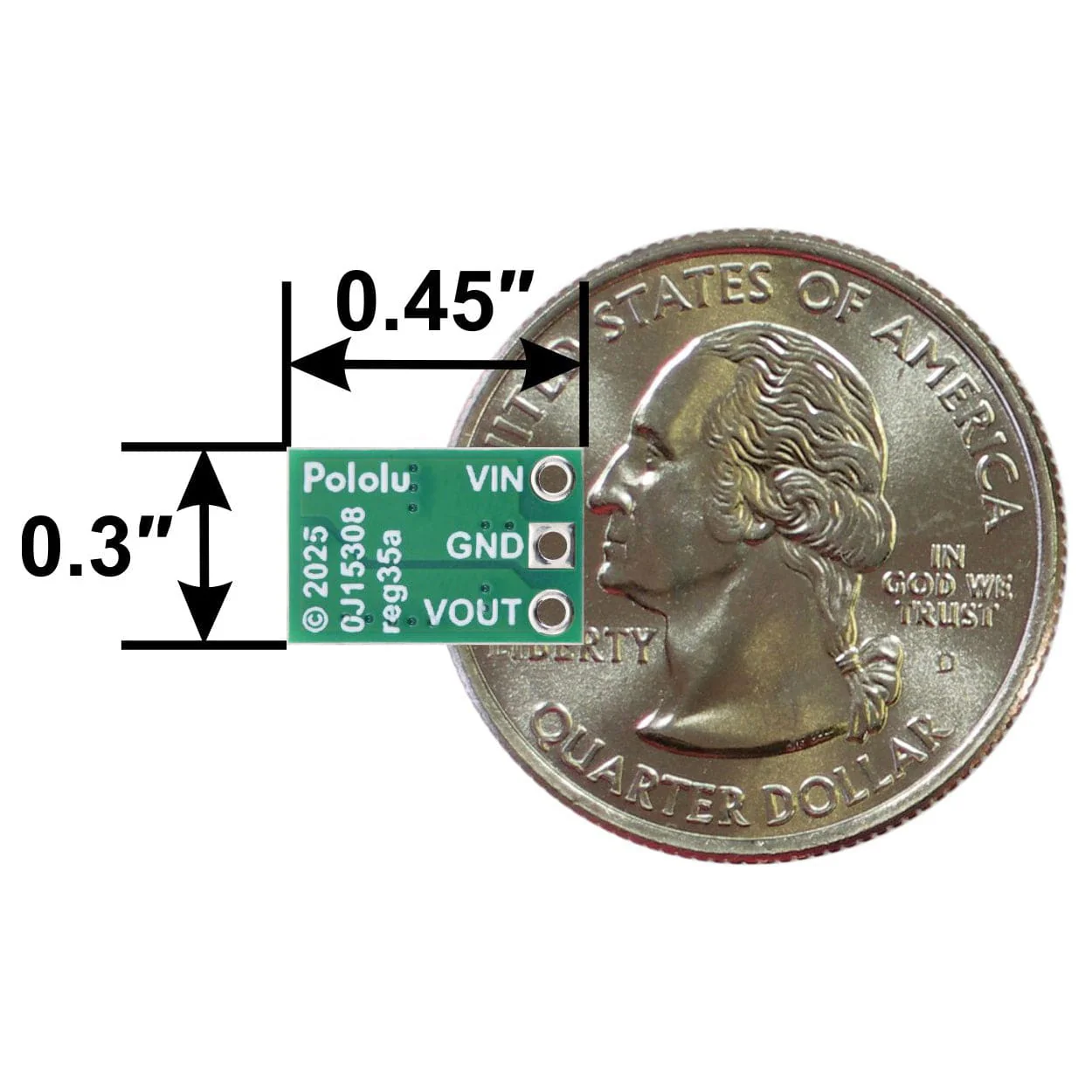 Pololu 3.3V 500mA Step-Down Voltage Regulator (D45V5F3) - Image 7