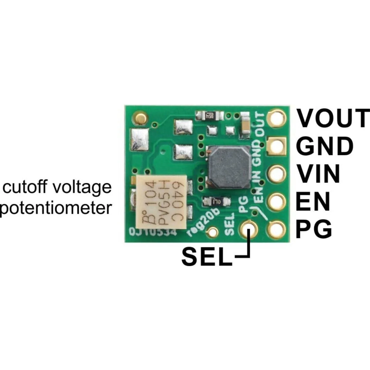Pololu 3.3V Step-Up/Down Voltage Regulator with Adjustable Low-Voltage Cut-off - Image 7
