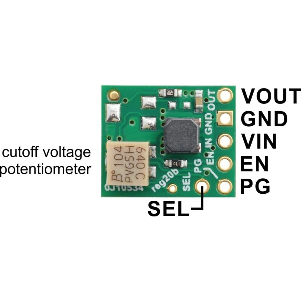 Pololu 5V Step-Up/Down Voltage Regulator with Adjustable Low-Voltage Cut-off - Image 8