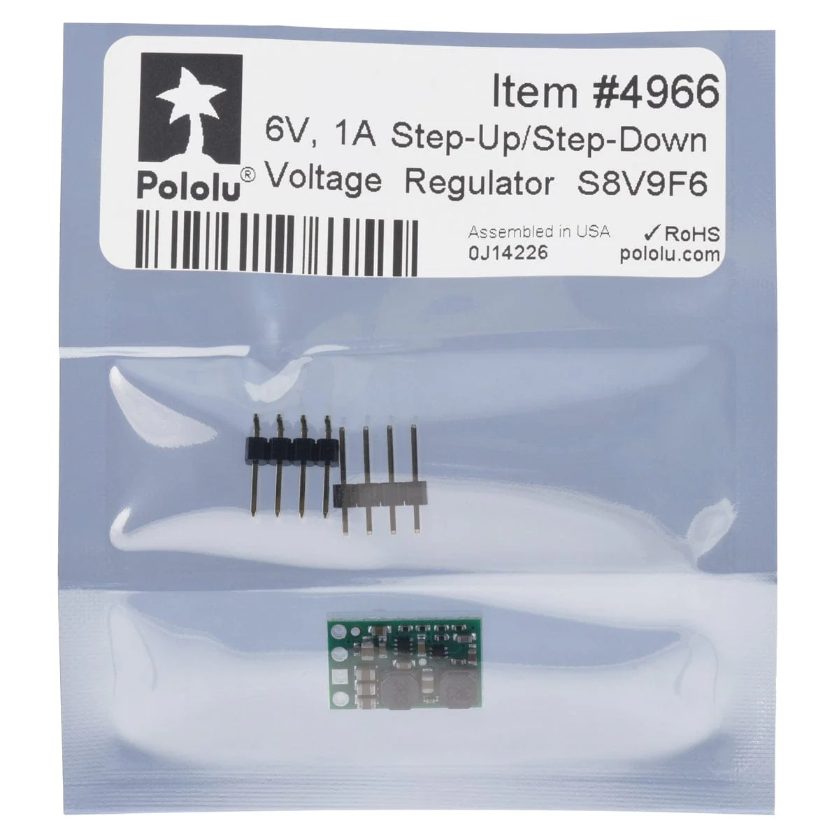 Pololu 6V 1.5A Step-Up/Step-Down Voltage Regulator S8V9F6 - Image 8