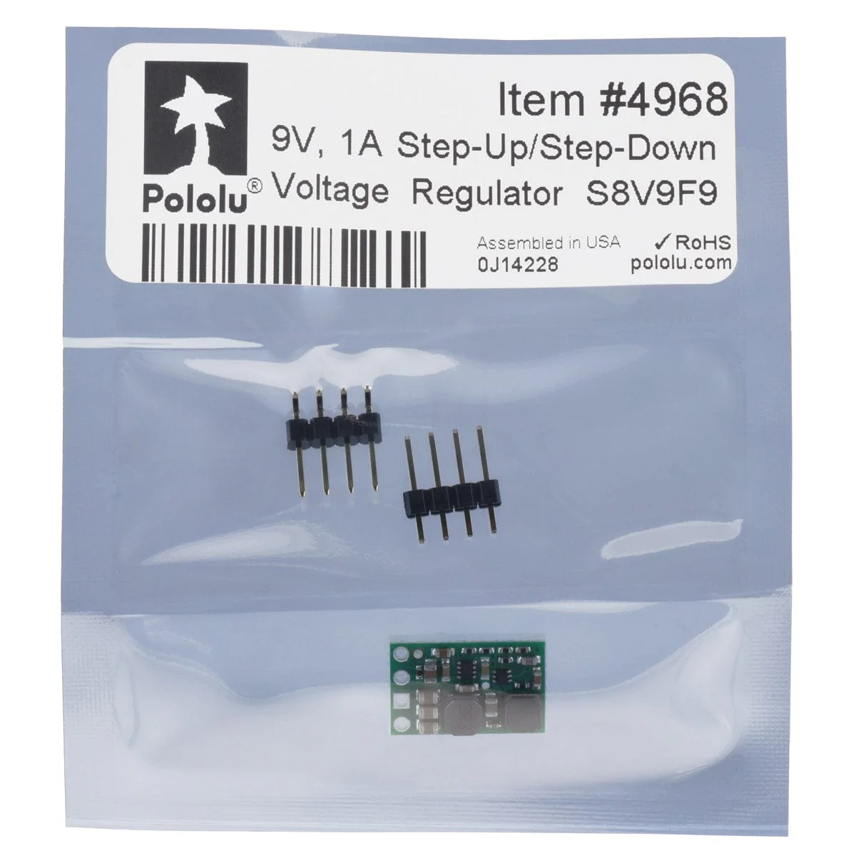 Pololu 9V 1A Step-Up/Step-Down Voltage Regulator S8V9F9 - Image 8