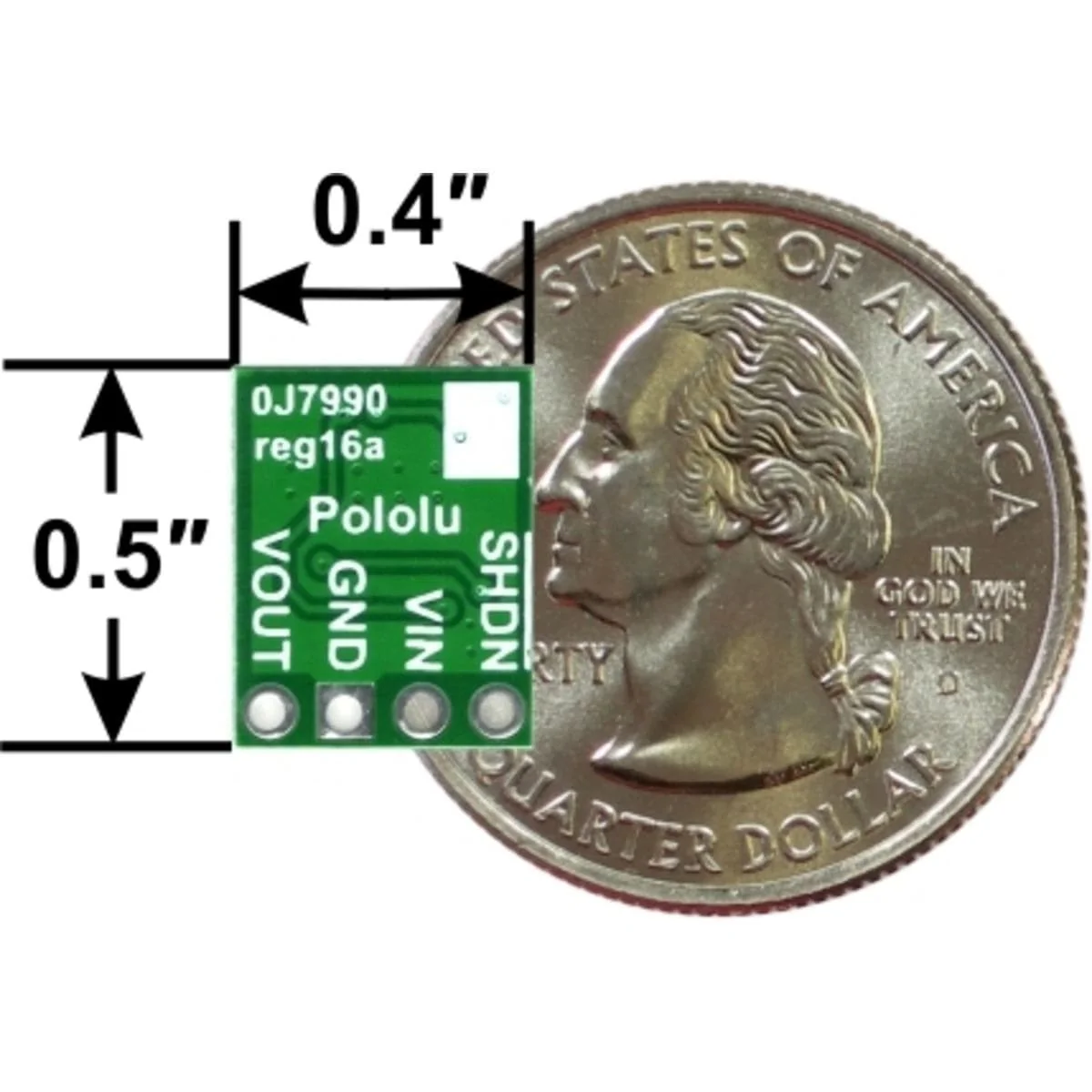 Pololu 9V, 500mA Step-Down Voltage Regulator D24V5F9 - Image 6