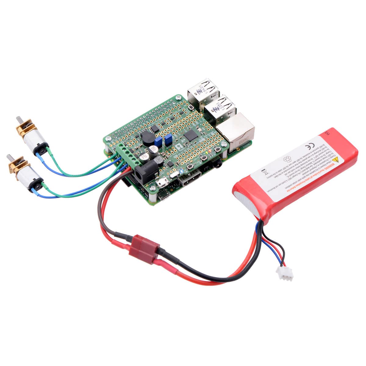 Pololu A-Star 32U4 Robot Controller SV with Raspberry Pi Bridge - Image 4