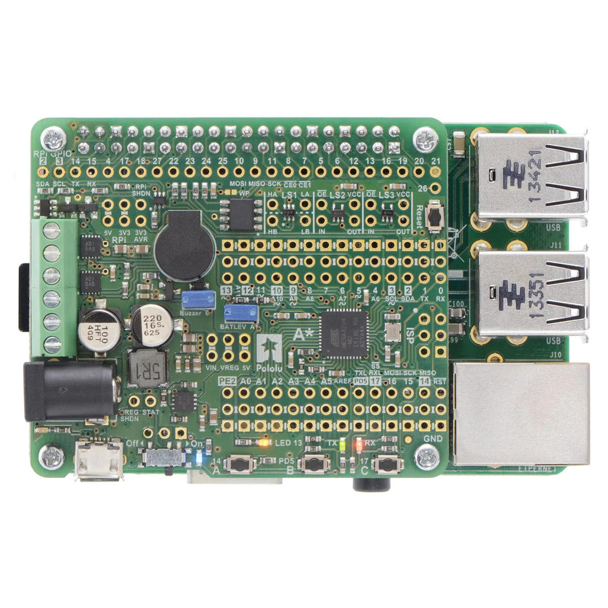 Pololu A-Star 32U4 Robot Controller SV with Raspberry Pi Bridge - Image 6
