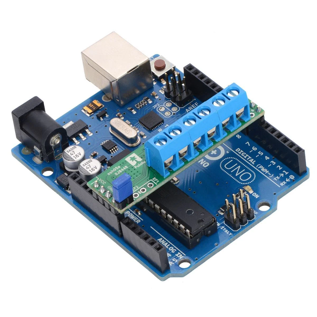 Pololu A4990 Dual Motor Driver Shield for Arduino - Image 3