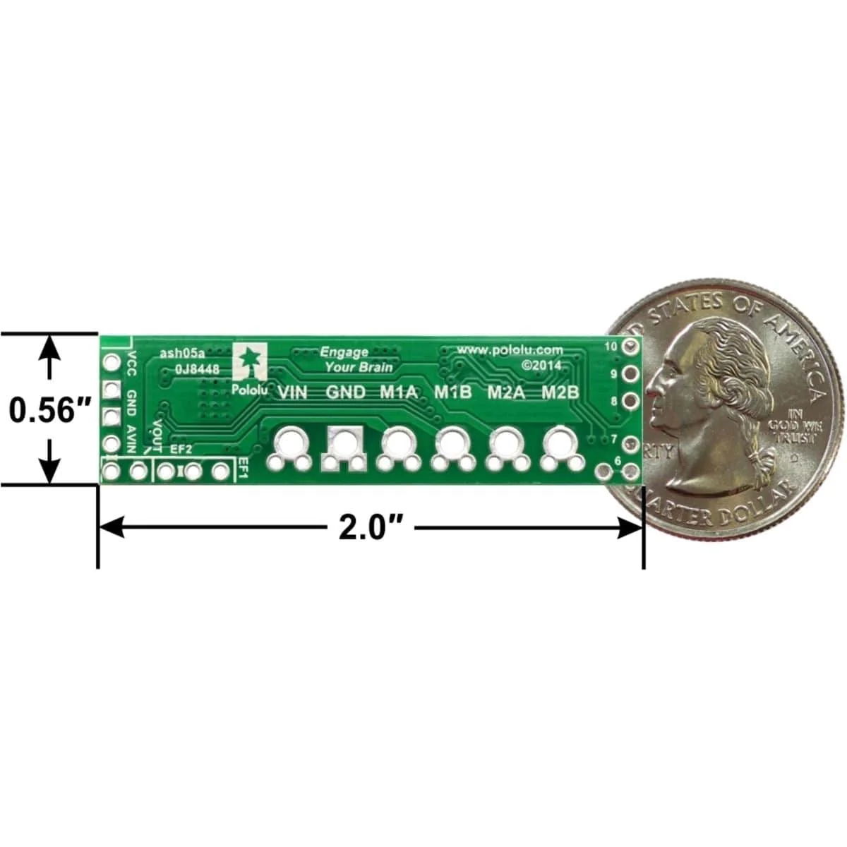Pololu A4990 Dual Motor Driver Shield for Arduino - Image 5