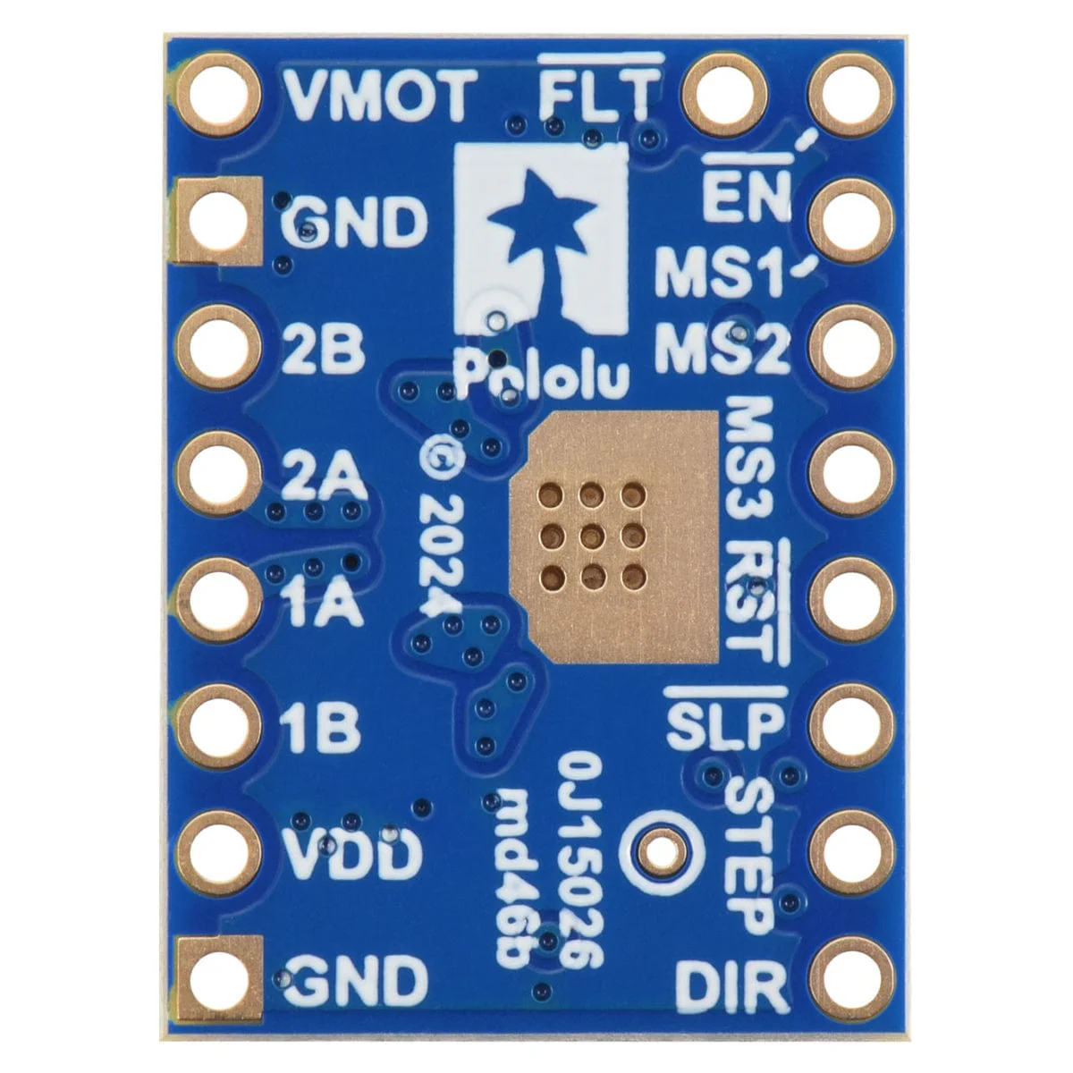Pololu A5984 Stepper Motor Driver Carrier - Fixed 1.5A 5V / 1A 3.3V (Blue Edition) - Image 4