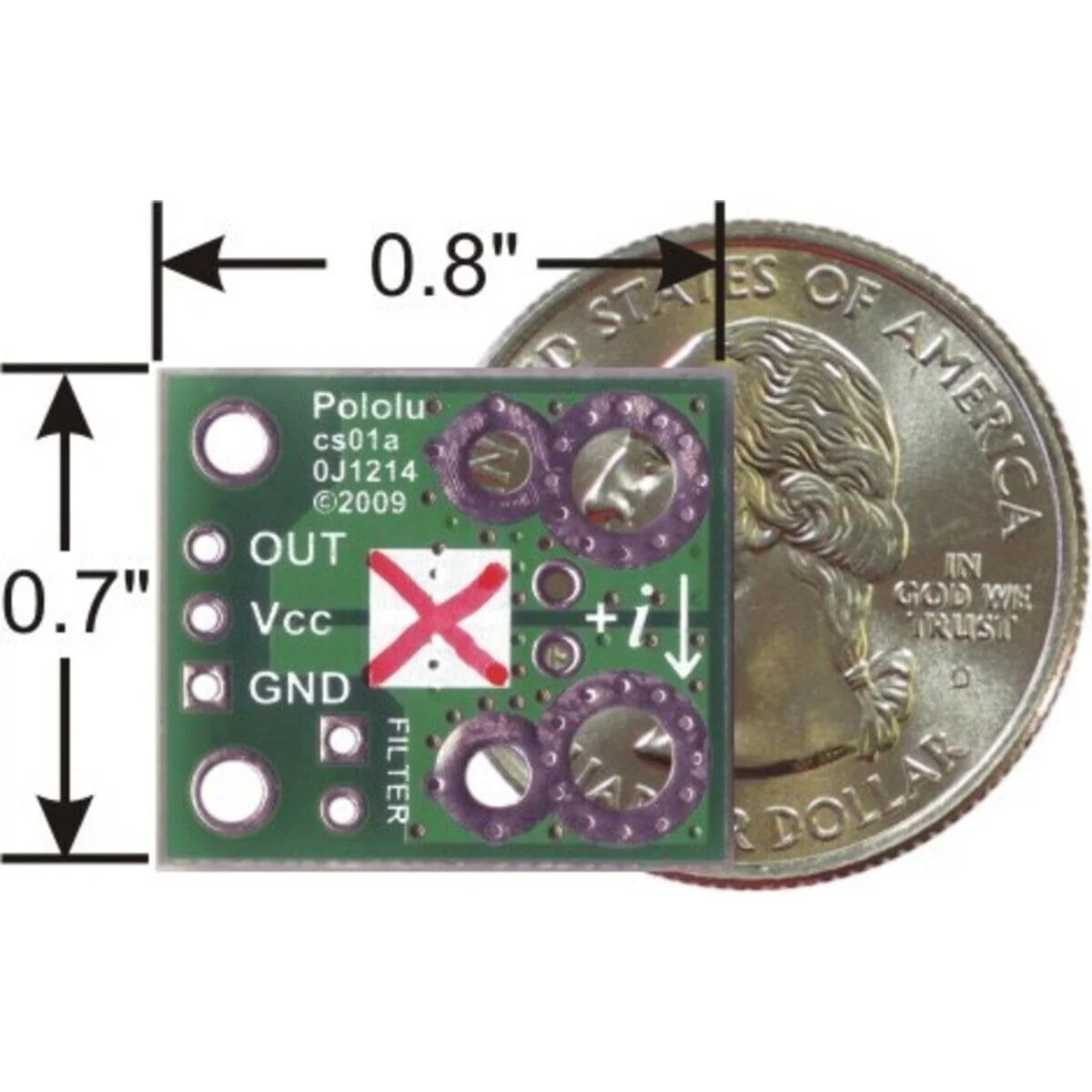 Pololu ACS714 Current Sensor Carrier -30A to +30A [Discontinued] - Image 3
