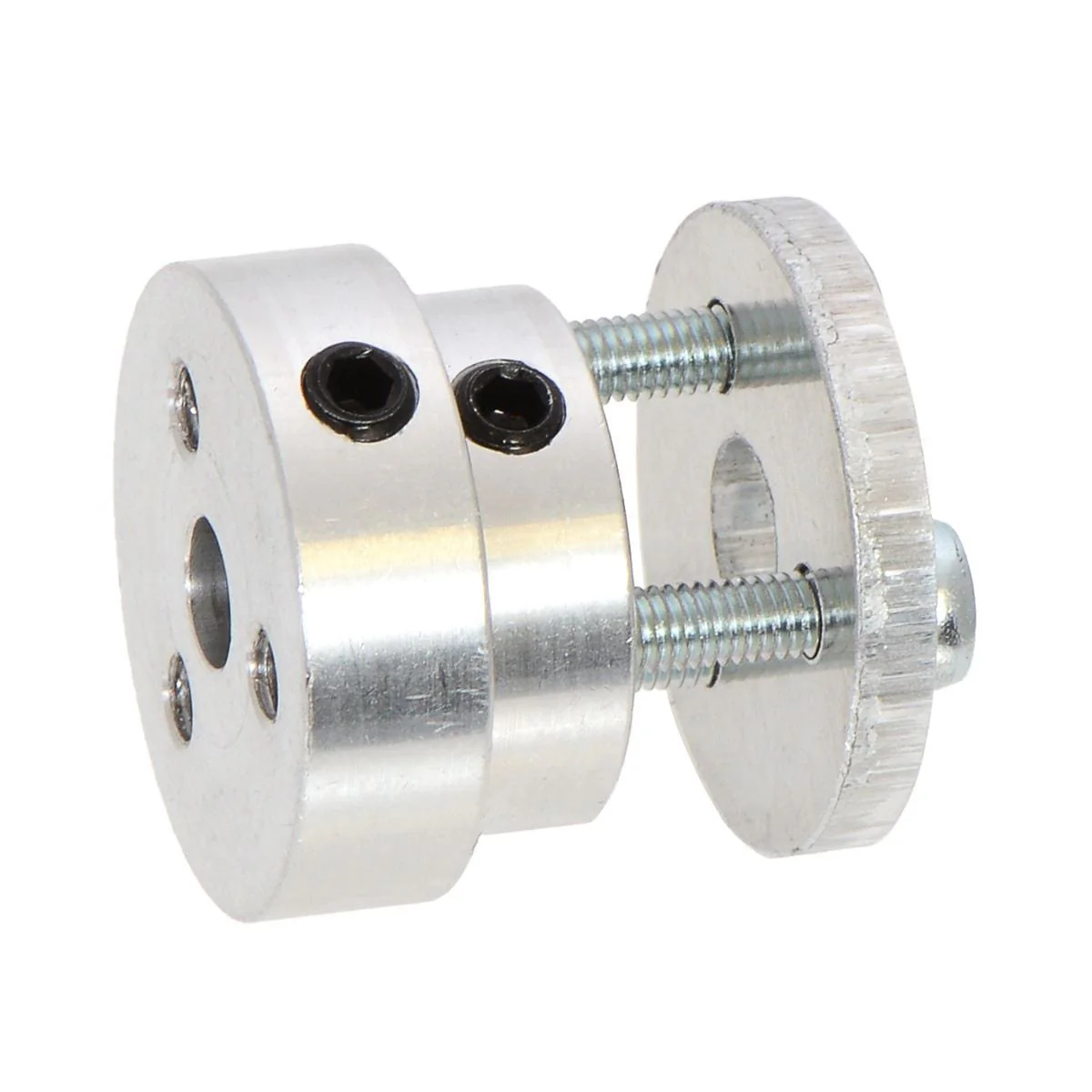 Pololu Aluminium Scooter Wheel Adapter for 5mm Shaft - Image 3