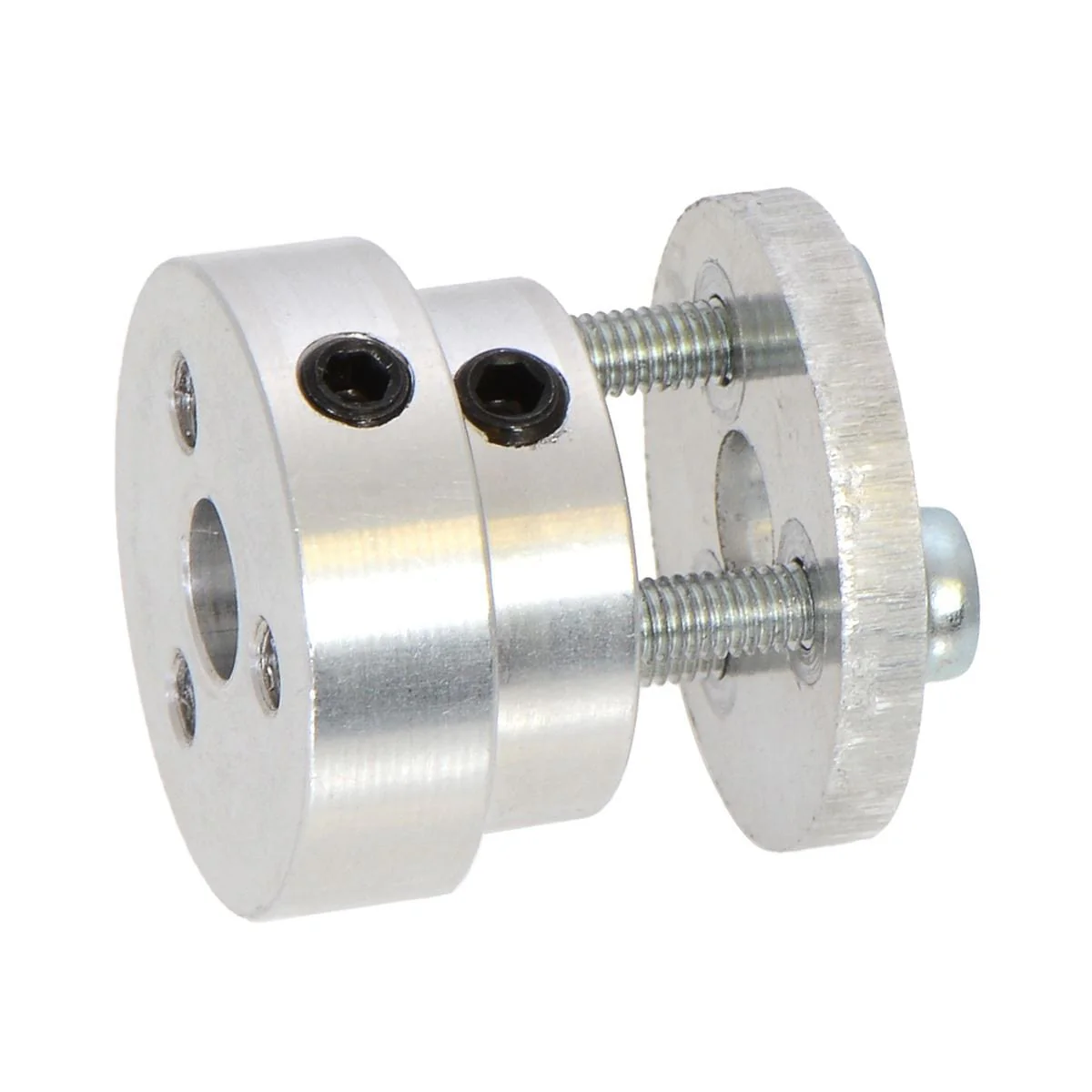 Pololu Aluminum Scooter Wheel Adapter for 6mm Shaft - Image 3