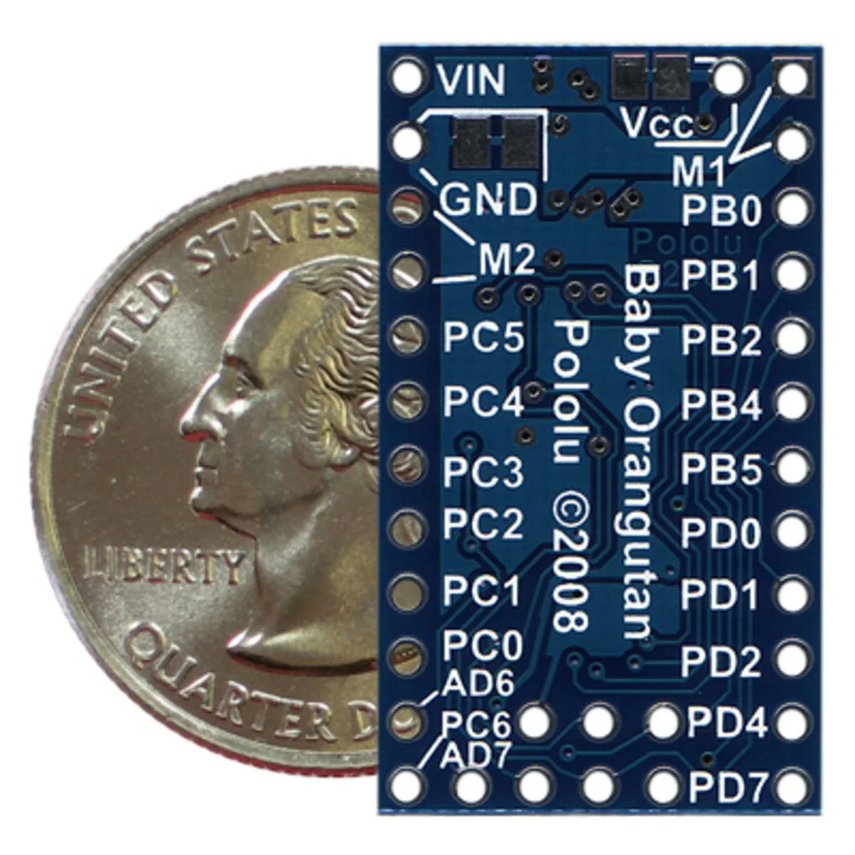 Pololu Baby Orangutan B-328 Robot Controller - Image 3