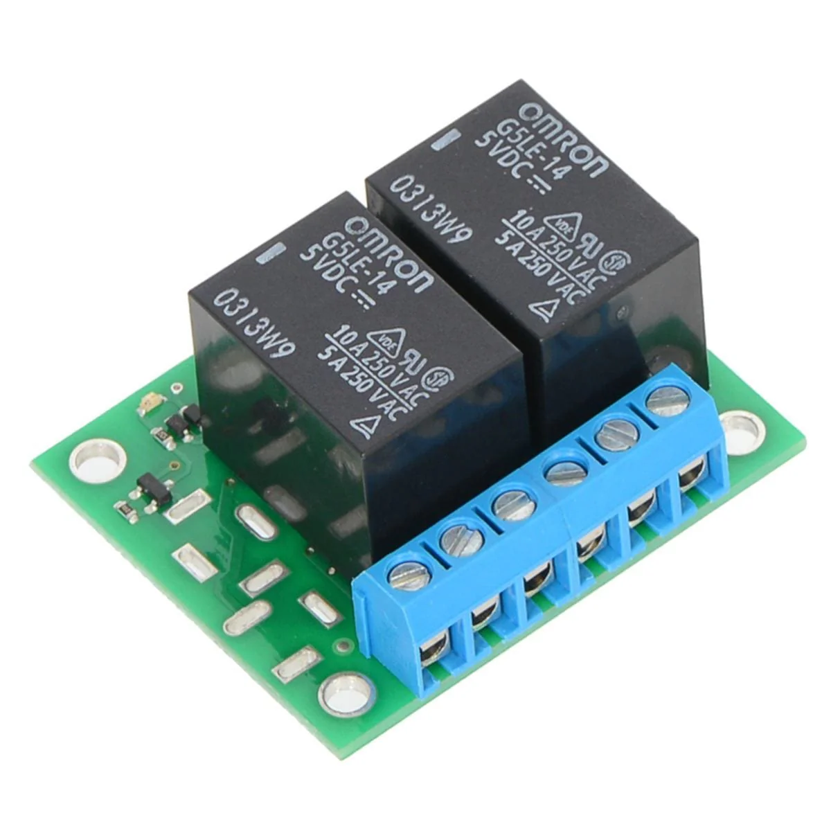 Pololu Basic 2-Channel SPDT Relay Carrier with 12VDC Relays (Assembled) [discontinued] - Image 2