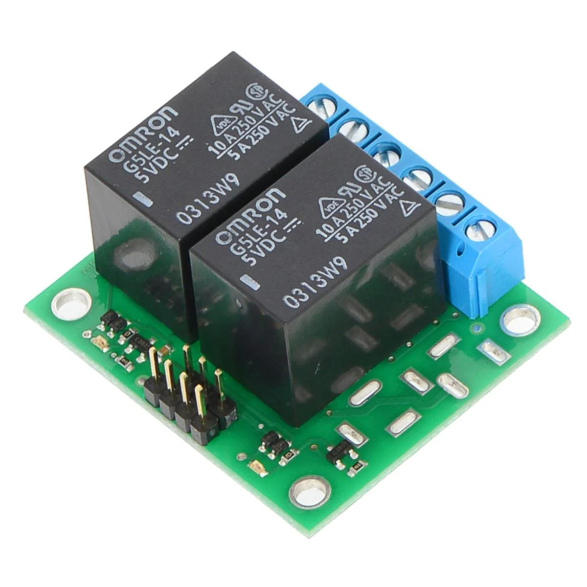 Pololu Basic 2-Channel SPDT Relay Carrier with 12VDC Relays (Assembled) [discontinued] - Image 3
