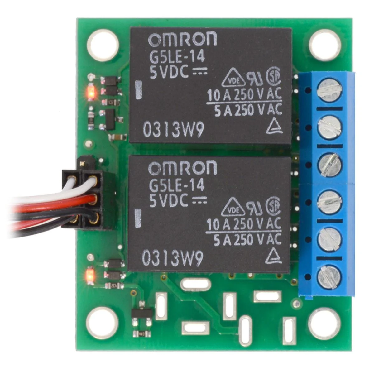 Pololu Basic 2-Channel SPDT Relay Carrier with 12VDC Relays (Assembled) [discontinued] - Image 4