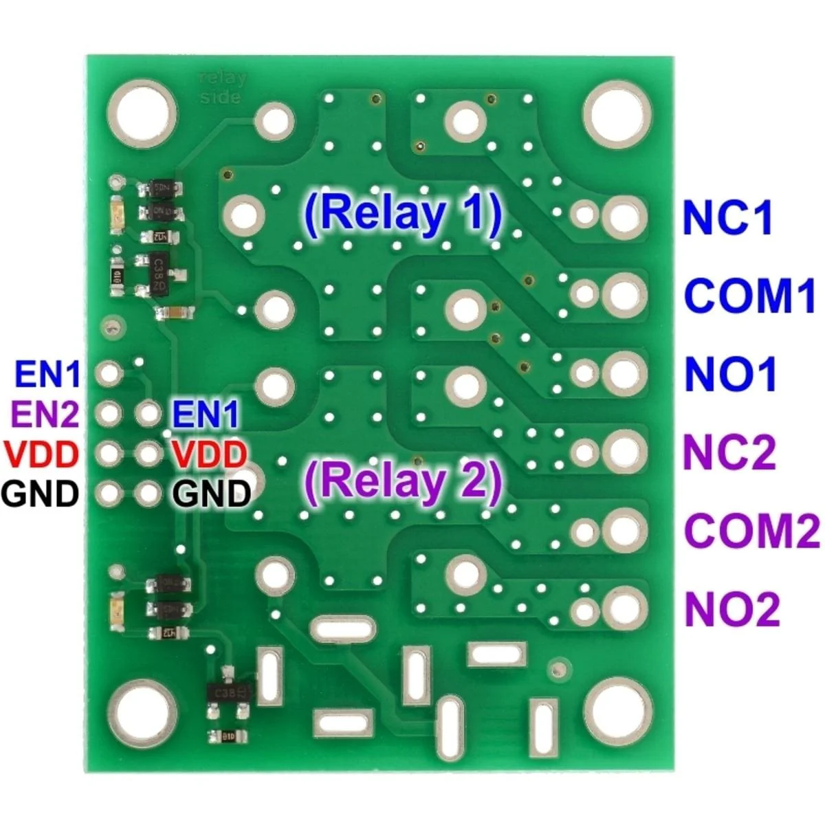 Pololu Basic 2-Channel SPDT Relay Carrier with 5VDC Relays (Assembled) - Image 5