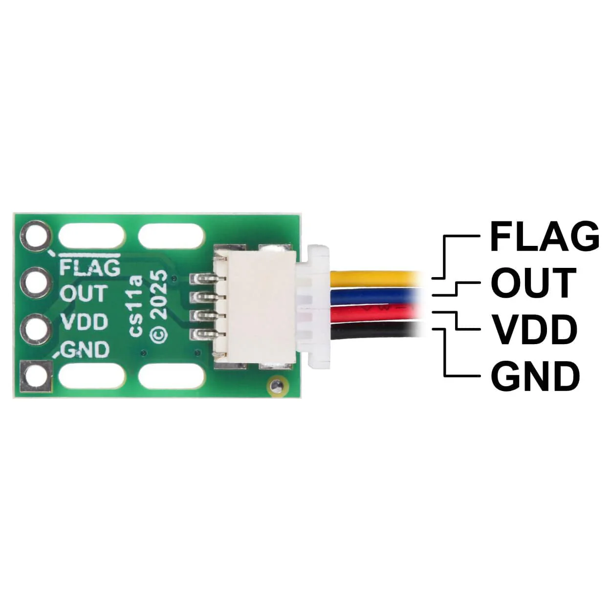 Pololu CT220BMV-HS5 Contactless Current Sensor Carrier (±1.5mT/15G) - Image 4