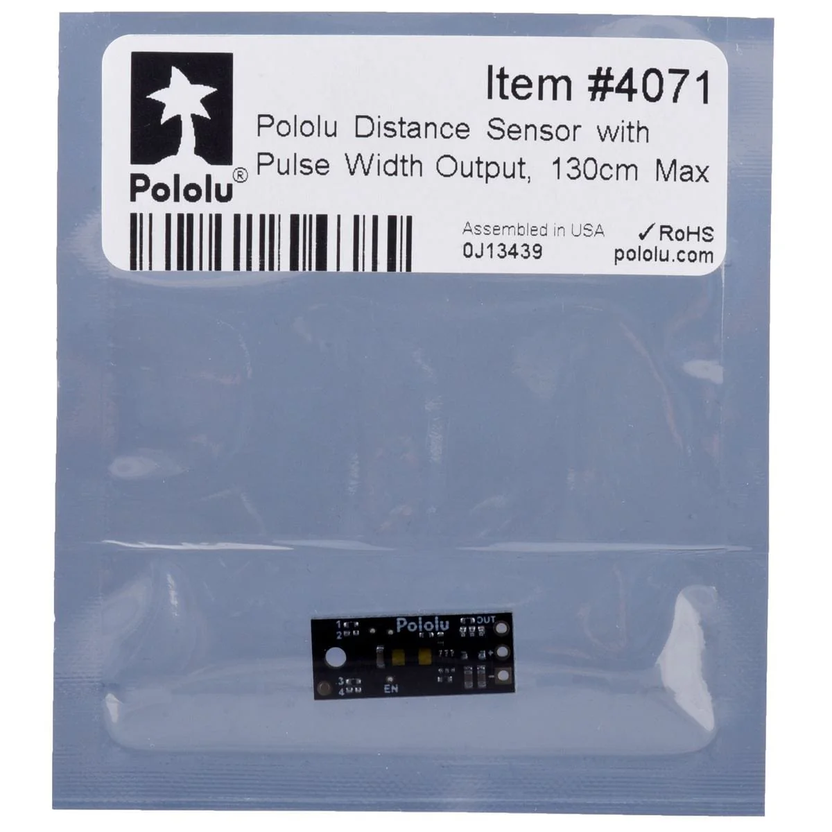 Pololu Distance Sensor with Pulse Width Output - 130cm - Image 6