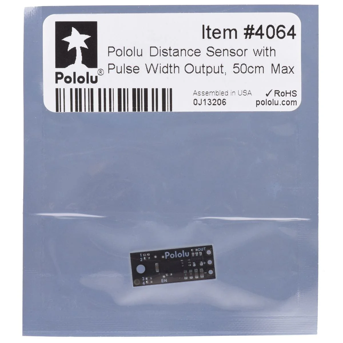 Pololu Distance Sensor with Pulse Width Output - 50cm - Image 6