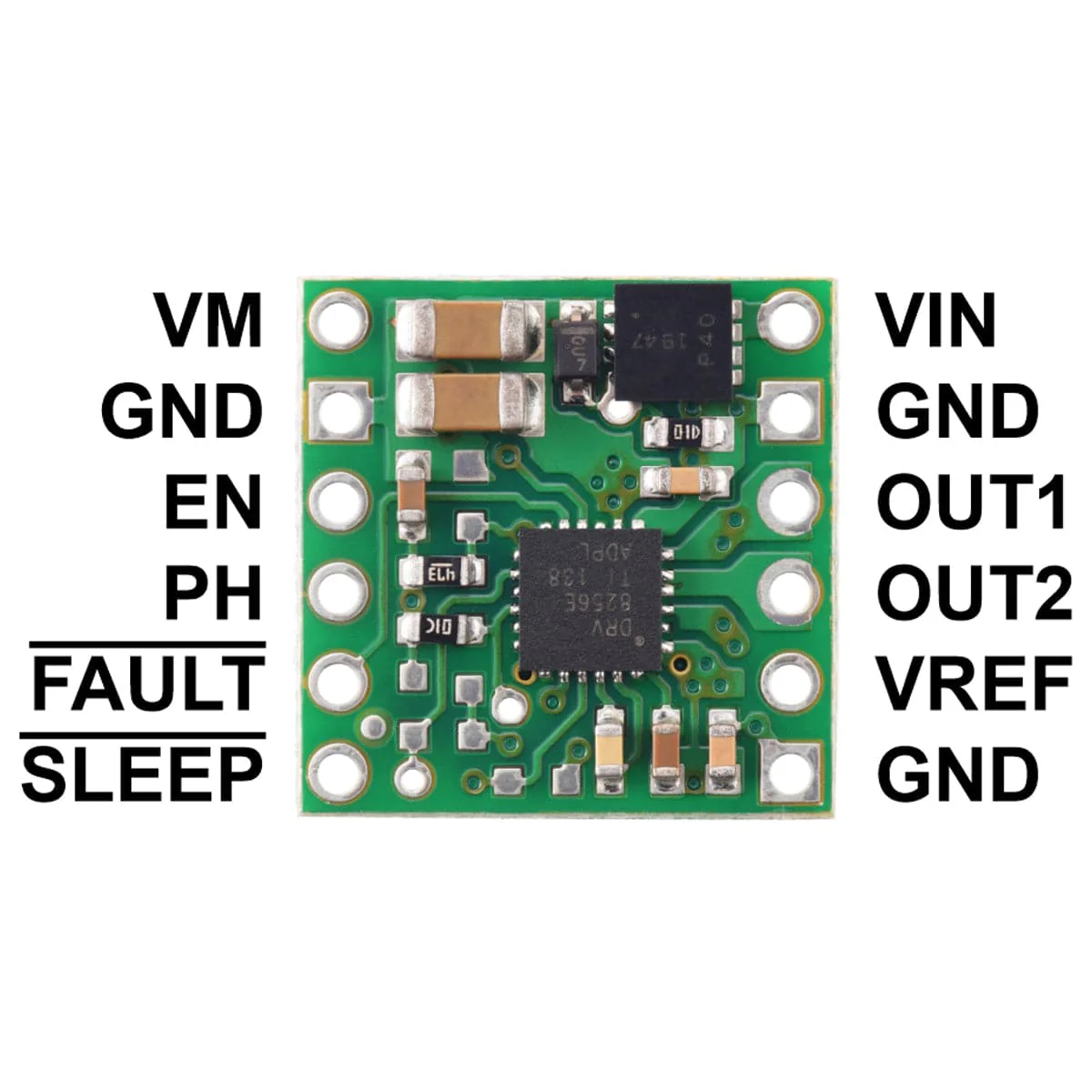Pololu DRV8256E Single Brushed DC Motor Driver Carrier - Image 5
