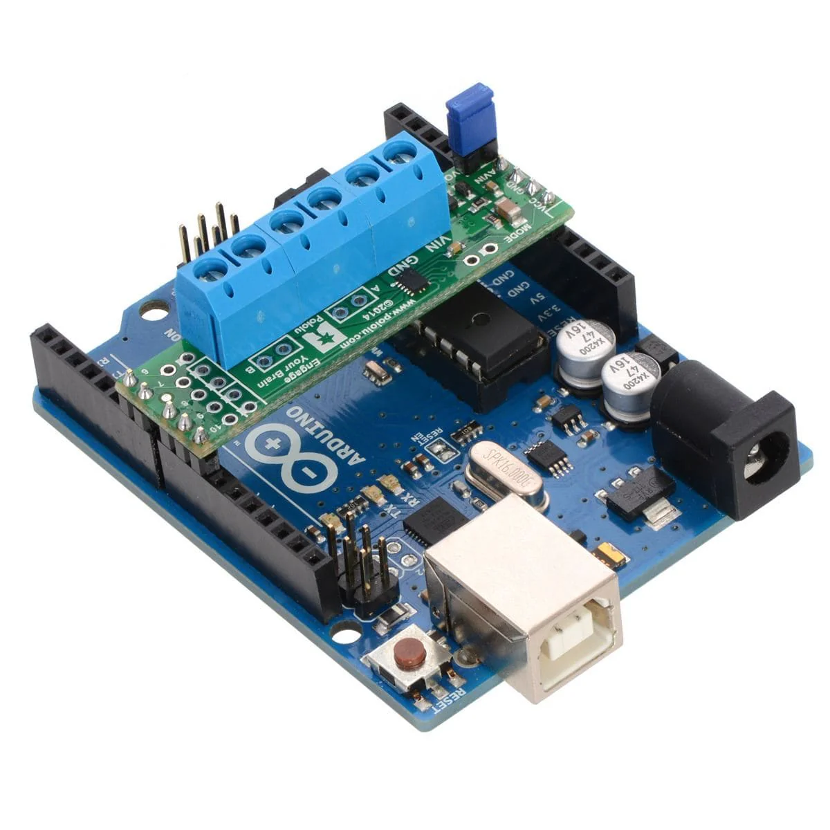 Pololu DRV8835 Dual Motor Driver Shield for Arduino - Image 6