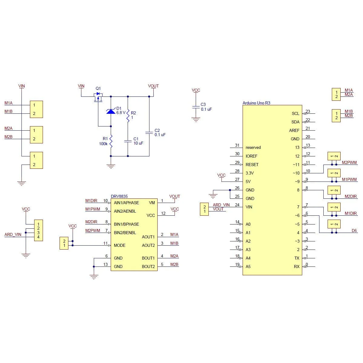Pololu DRV8835 Dual Motor Driver Shield for Arduino - Image 8