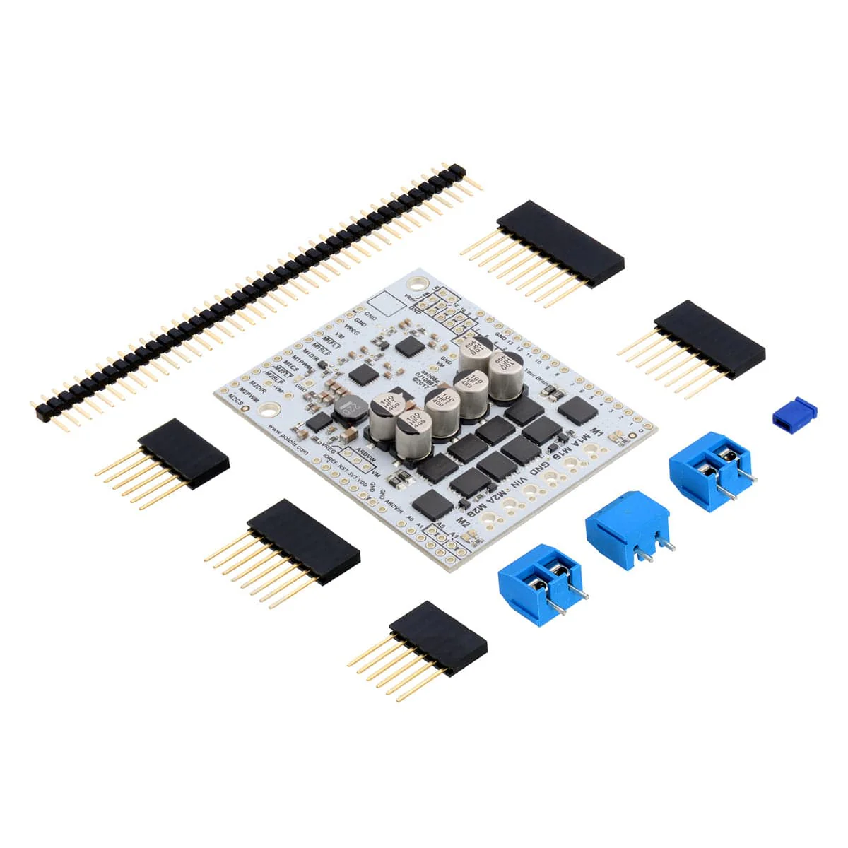 Pololu Dual G2 High-Power Motor Driver 24v18 Shield for Arduino - Image 2