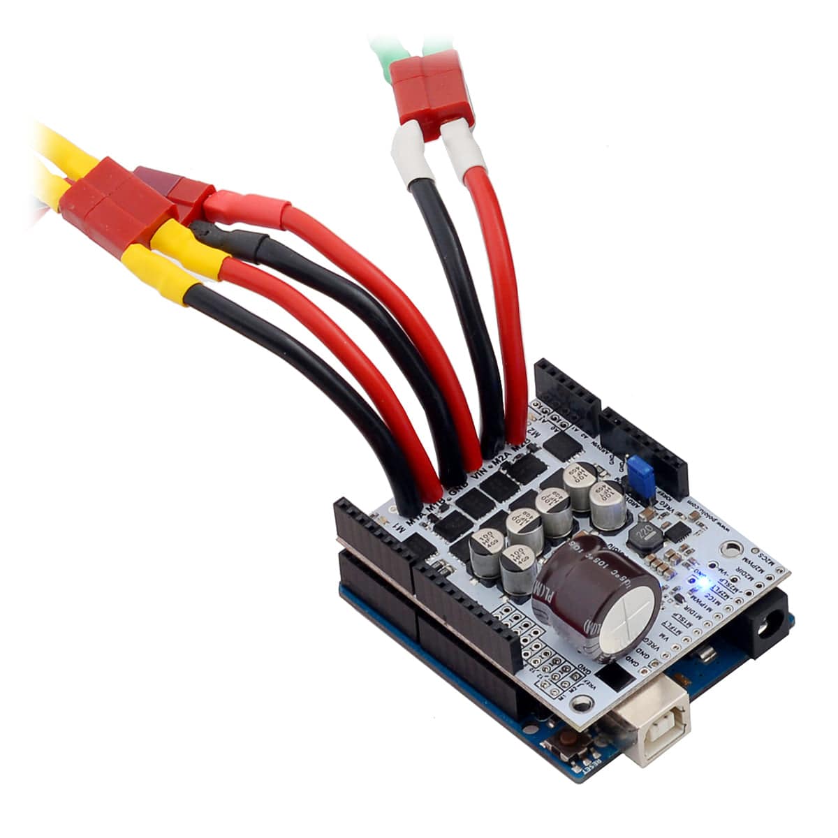 Pololu Dual G2 High-Power Motor Driver 24v18 Shield for Arduino - Image 7