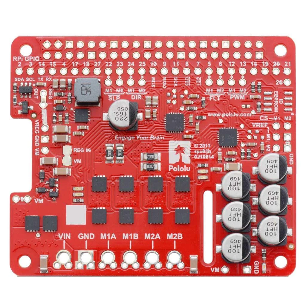 Pololu Dual G2 High-Power Motor Driver for Raspberry Pi - Image 2
