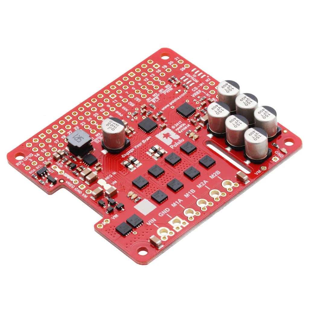 Pololu Dual G2 High-Power Motor Driver for Raspberry Pi - Image 9