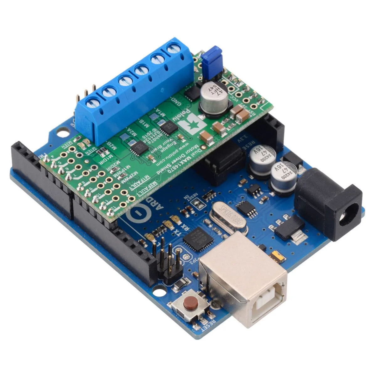 Pololu Dual MAX14870 Motor Driver Shield for Arduino - Image 6