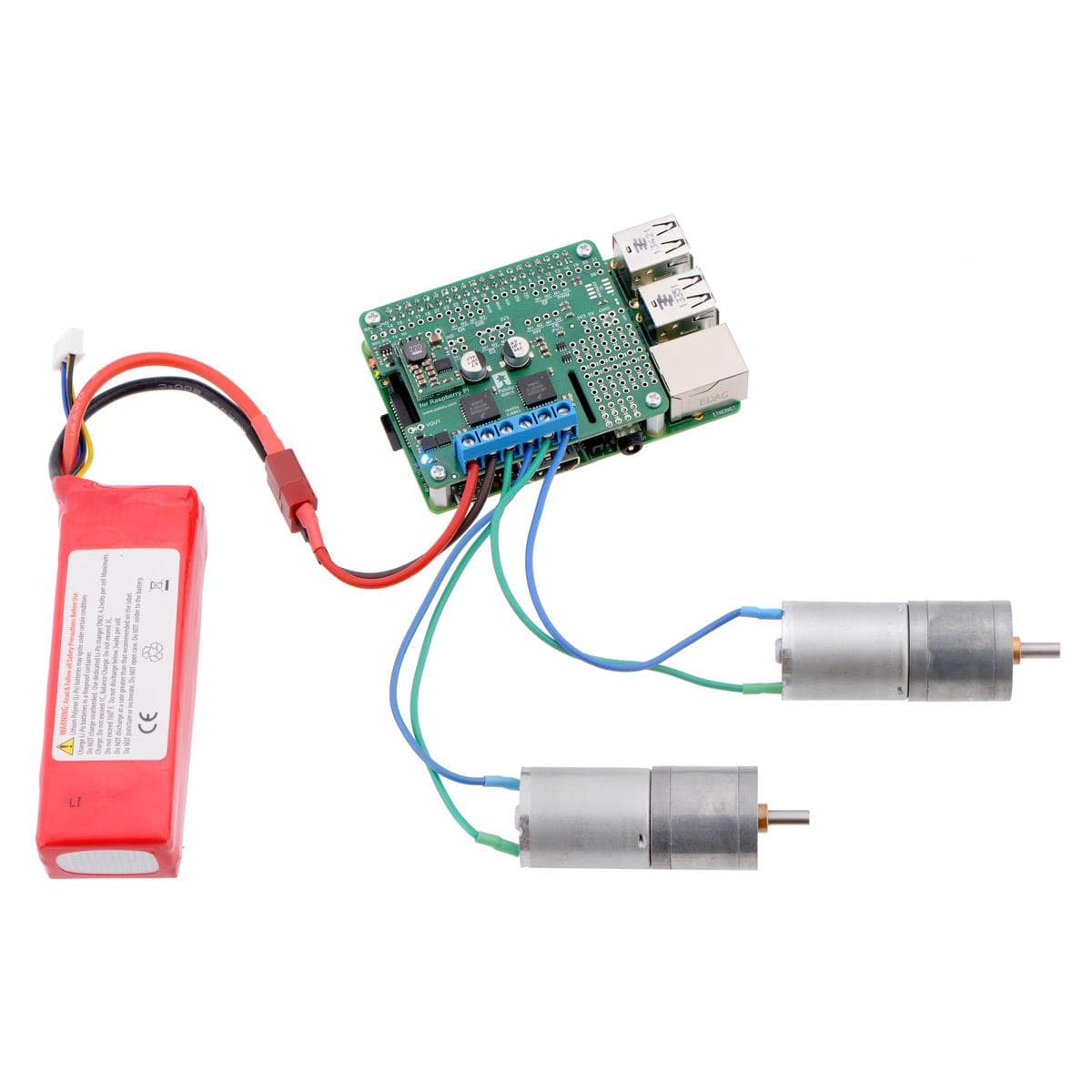 Pololu Dual MC33926 Motor Driver for Raspberry Pi (Assembled) - Image 6