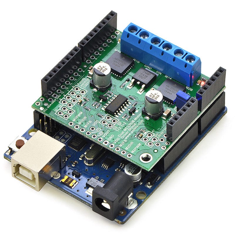 Pololu Dual MC33926 Motor Driver Shield for Arduino - Image 4
